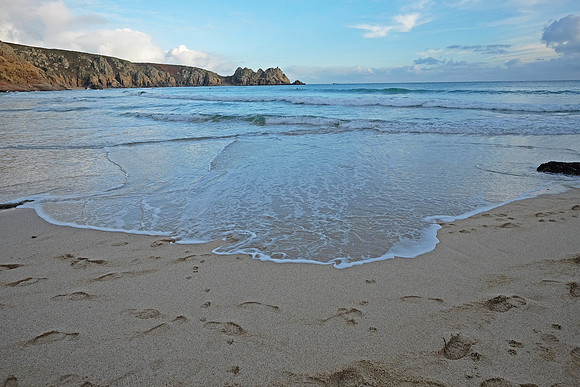 Christmas Day 2014 at Porthcurno Beach