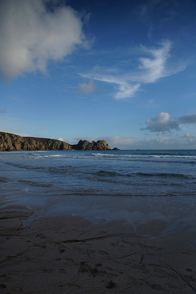 Christmas Day 2014 at Porthcurno Beach