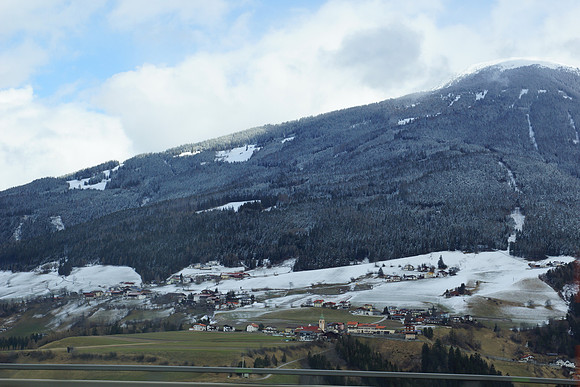 Road trip to Italy, Brenner Pass. We heard there was snowfall last night