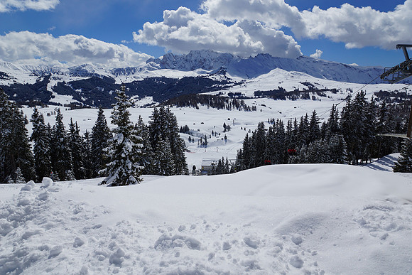 Alpe di Suisi - after snow, so amazing