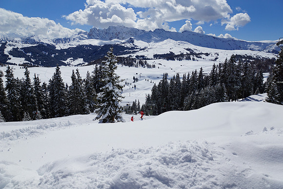 Alpe di Suisi - after snow, so amazing