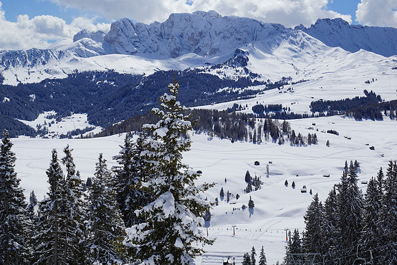Alpe di Suisi - after snow, so amazing