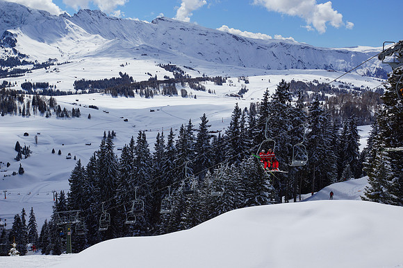 Alpe di Suisi - after snow, so amazing