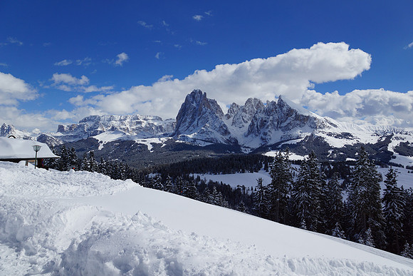 Alpe di Suisi - after snow, so amazing
