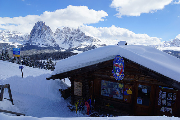 Alpe di Suisi - after snow, so amazing