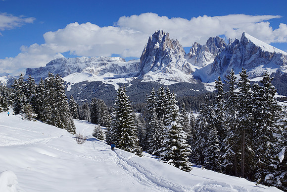 Alpe di Suisi - after snow, so amazing
