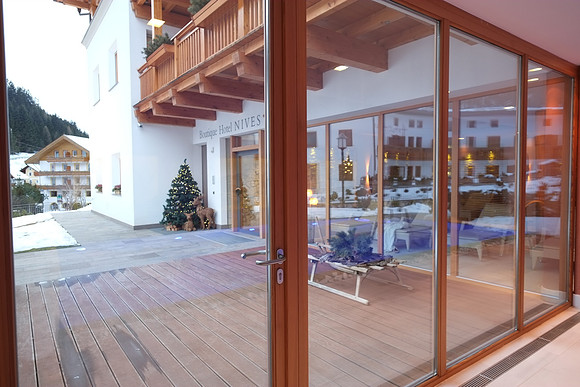 An afternoon at Nives Spa after a tough morning skiing