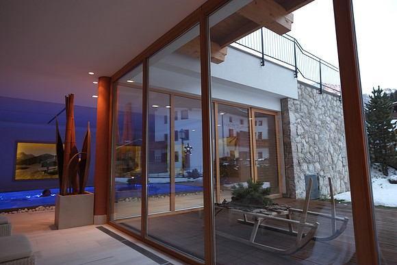 An afternoon at Nives Spa after a tough morning skiing