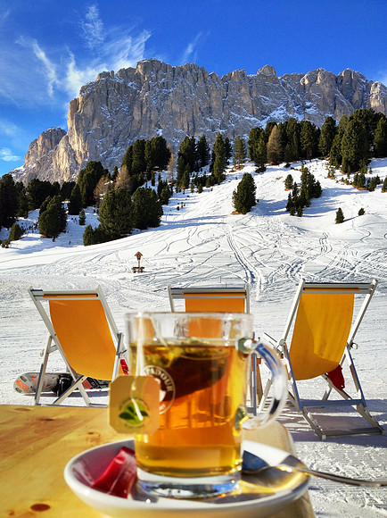Skiing  plan de grabla