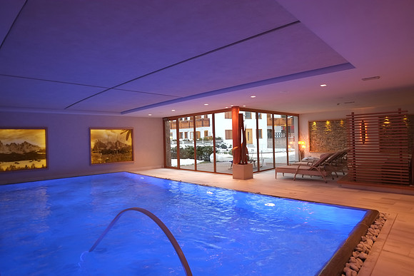 An afternoon at Nives Spa after a tough morning skiing