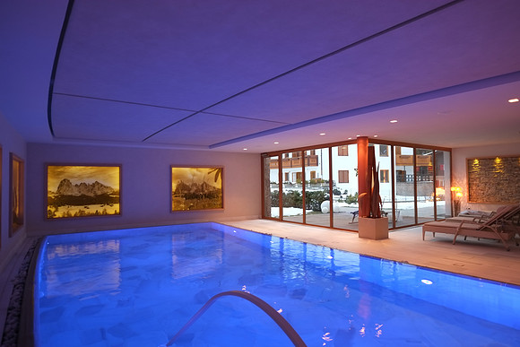 An afternoon at Nives Spa after a tough morning skiing