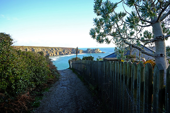 Christmas Day 2014 at Porthcurno Beach