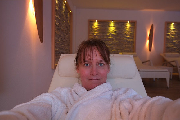 An afternoon at Nives Spa after a tough morning skiing
