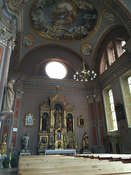 Incredible frescoes at the local church
